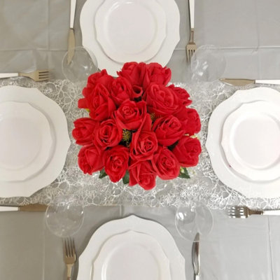 Nicole Fantini Collection Disposable Antique Collection Plastic Dinner